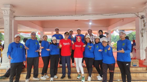 Pengadilan Negeri Lubuk Pakam Turut Hadir Dalam Pembukaan Lomba Gerak Jalan Beregu Kabupaten Deli Serdang. Senin, 11 Agustus 2025