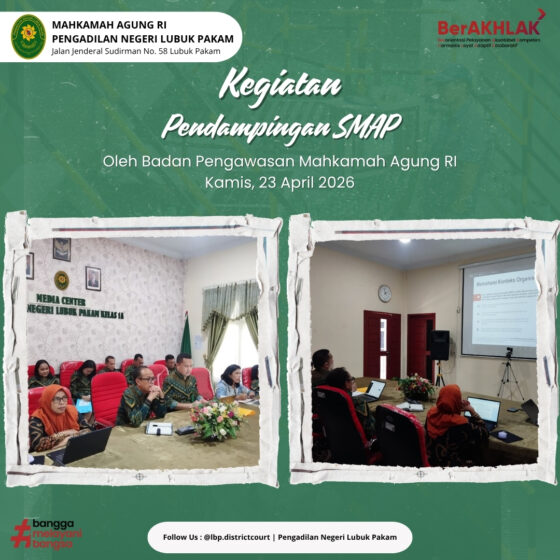 PN Lubuk Pakam Ikuti Pendampingan SMAP Tahap I Guna Wujudkan Peradilan Bersih dan BerAKHLAK